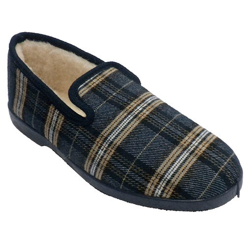 Zapatillas de casa con cuadros